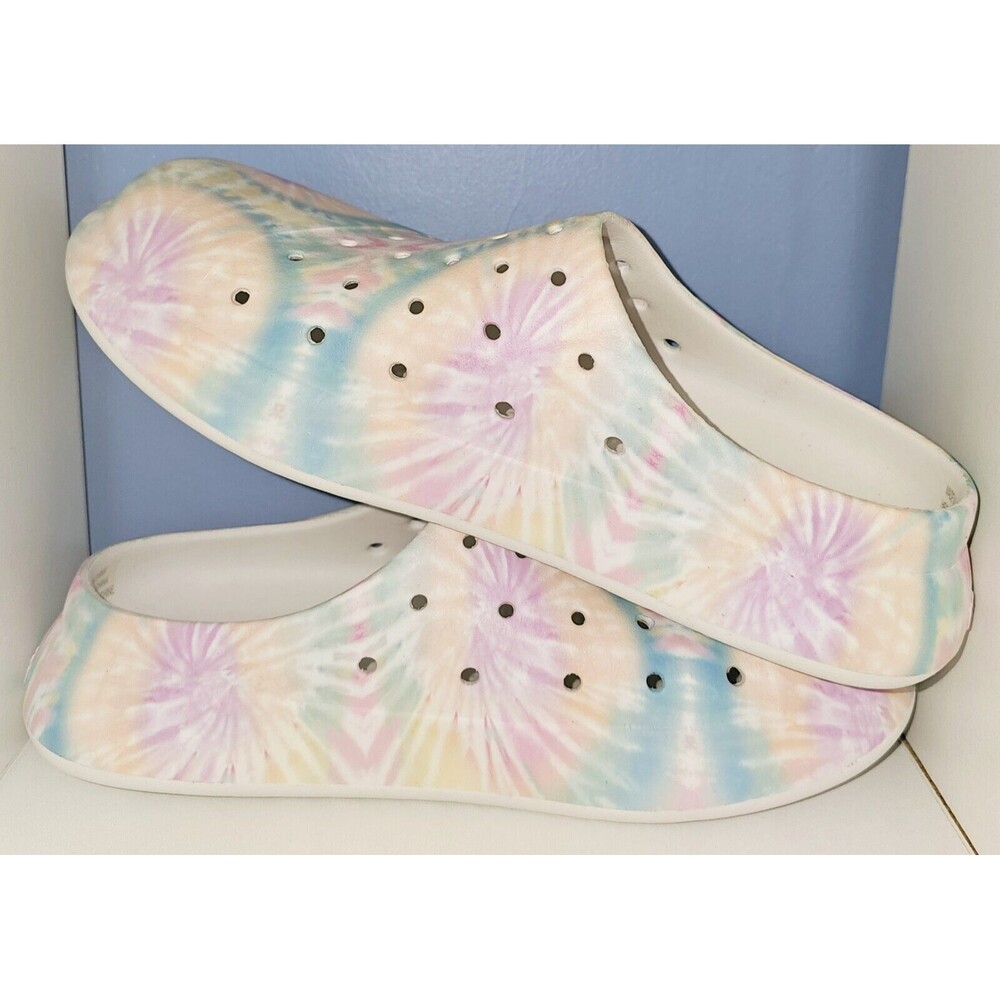 Toms Womens Alpargata Mallow Tie Dye Lightweight Comfort Clog Shoes Size 8